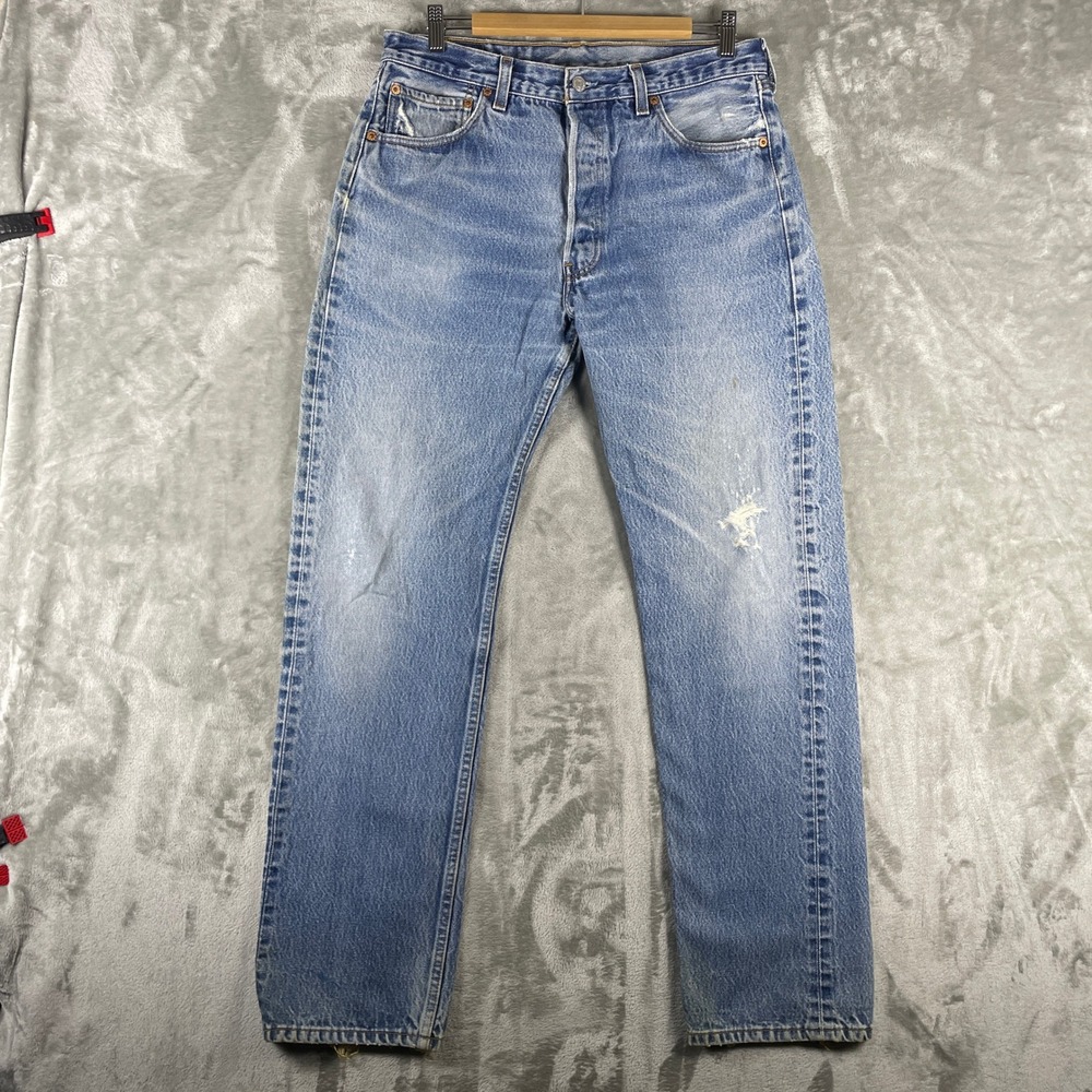 Vintage Levi's 501 XX Jeans Mens fits 33x32 Made in USA Whisker Fade 501-0000